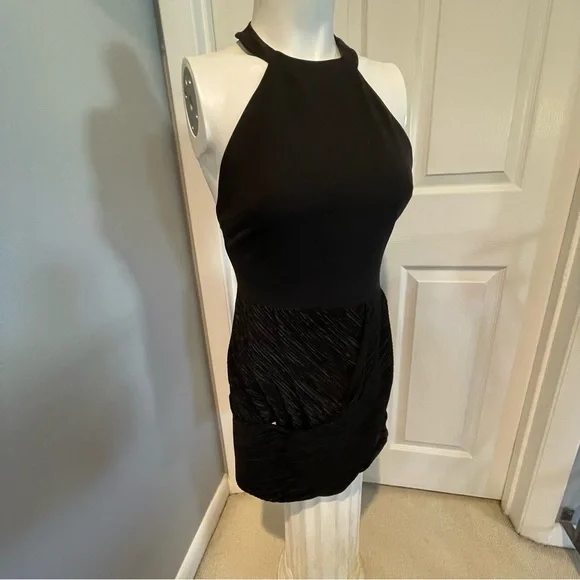 NBD | Dresses | Nbd From Bloomingdales Black Cocktail Halter Dress S2 |  Poshmark